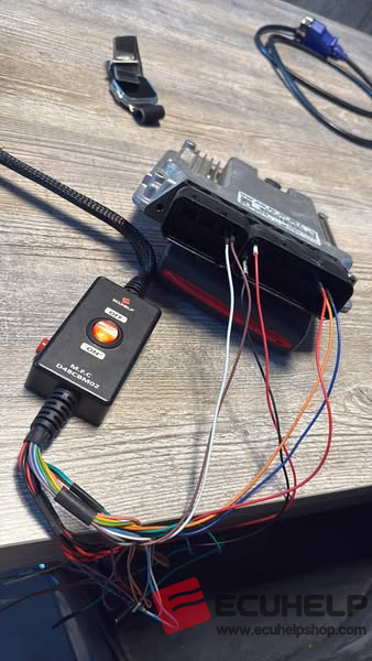 ECUHELP KT200II Offline R/W Audi a3 1,6 tdi. EDC17c64 on Bench-01