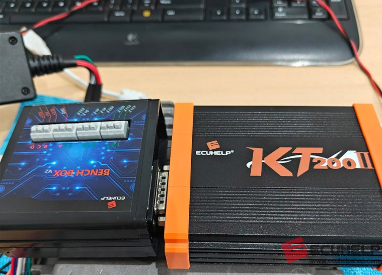 test the ECUHELP KT200II bench box-00