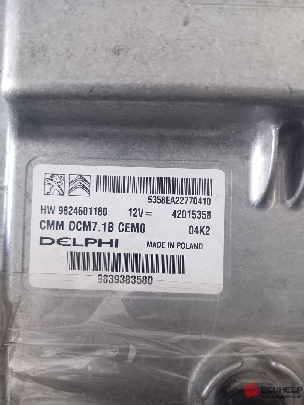 ECUHELP KT200II OBD Read and Write Citroen Jumper 2022 DCM7.1B-01