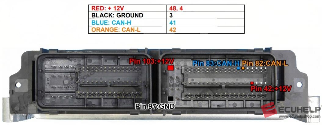 KT200II Read / Write KIA SORENTO 2022 MD1CS012 bench mode-02