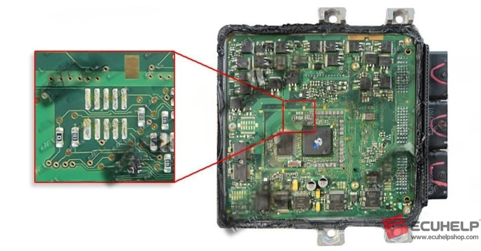 KT200II Read Peugeot 607 2.7HDI 2006 SID201 Jtag Mode-02