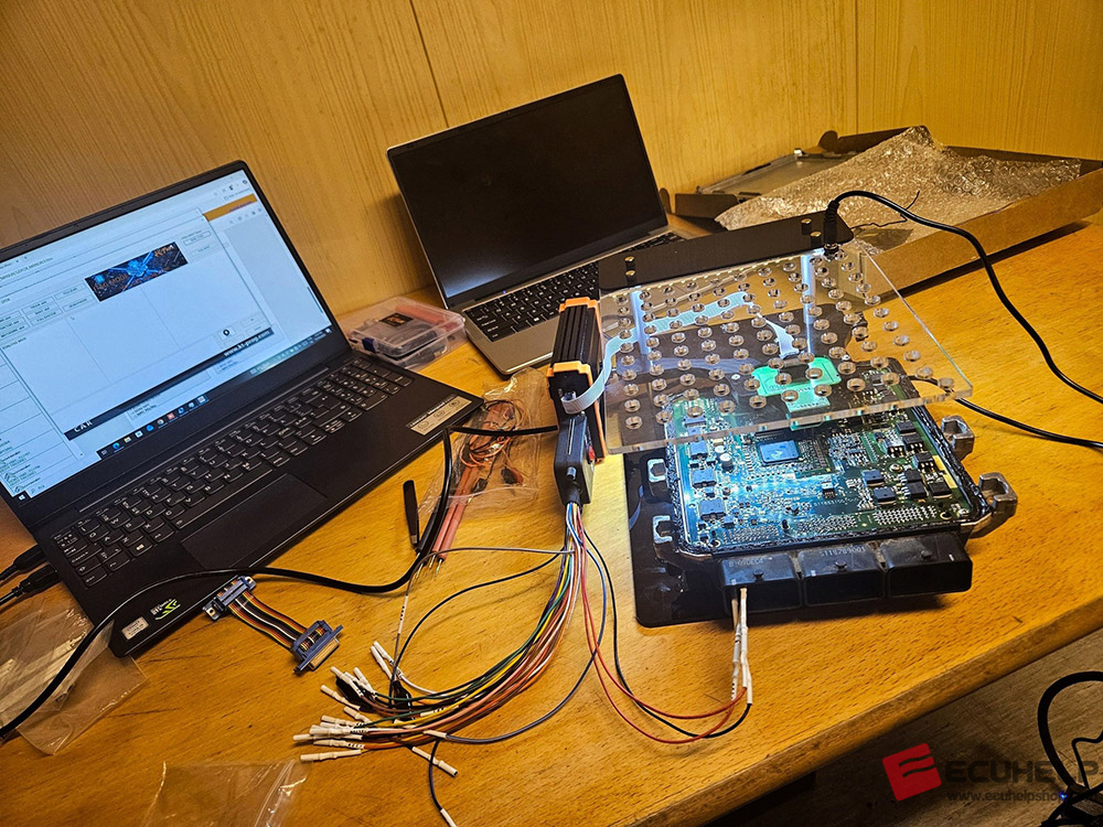 KT200II Read Peugeot 607 2.7HDI 2006 SID201 Jtag Mode-06