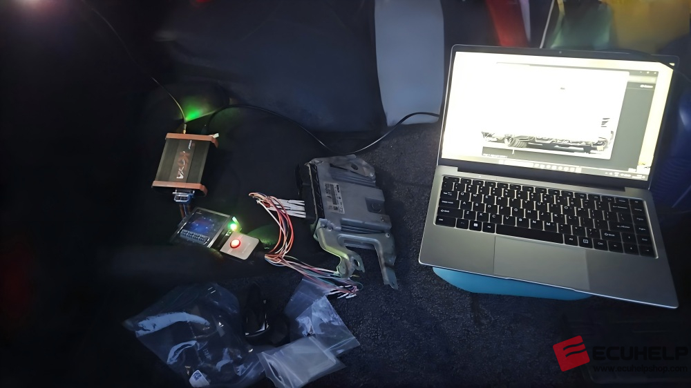 KT200II Bench Read Write Toyota Yaris 2010 1.4 D4D EDC17CP07-02