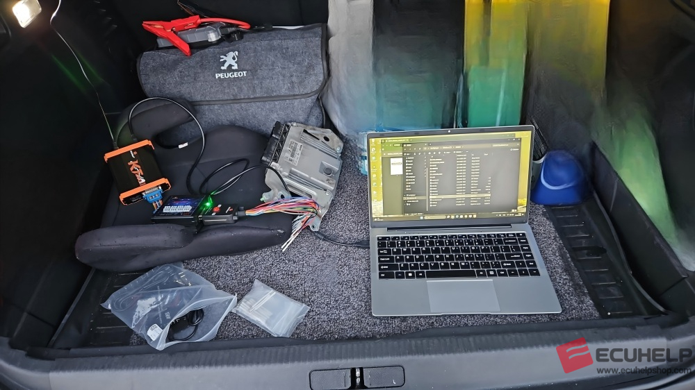 KT200II Bench Read Write Toyota Yaris 2010 1.4 D4D EDC17CP07-03