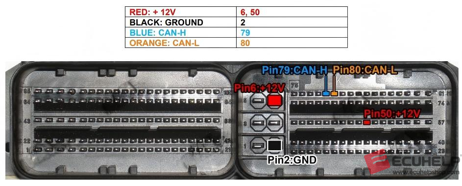 
KT200 V1 Bench Read & Write Tiguan 2.0 TSI 2018 MG1CS001-02