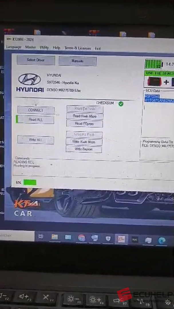 KT200II Read and Write Denso 39199-4ADN0 MB275700 RENESAS SH72546-05