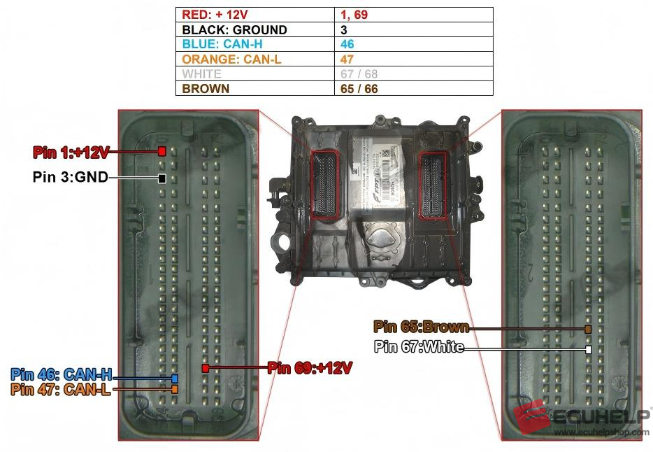 KT200II Read Write Case 521g Edc17cv41 TC1797 on Bench-01
