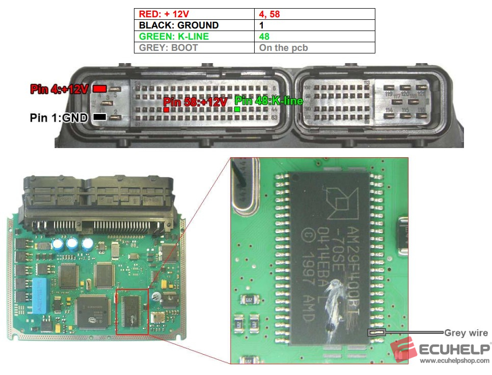 KT200II Read and Write EDC15c7 Boot mode-01