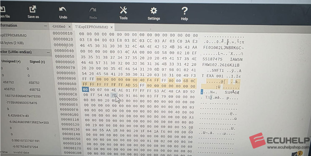 KT200II Read and Write Fiat Marelli IAW 5NF on Bench-03