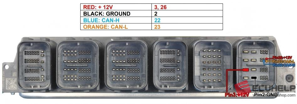 KT200II Read Write Mercedes E220 2019 MD1CP001 on Bench-02