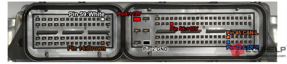 ECUHELP KT200II Read Write Jeep Edc17c49 on Bench-03