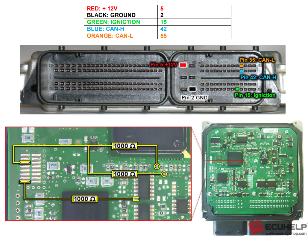 ECUHELP KT200II Read & Write Mercedes CRD3.10 Boot Mode-02