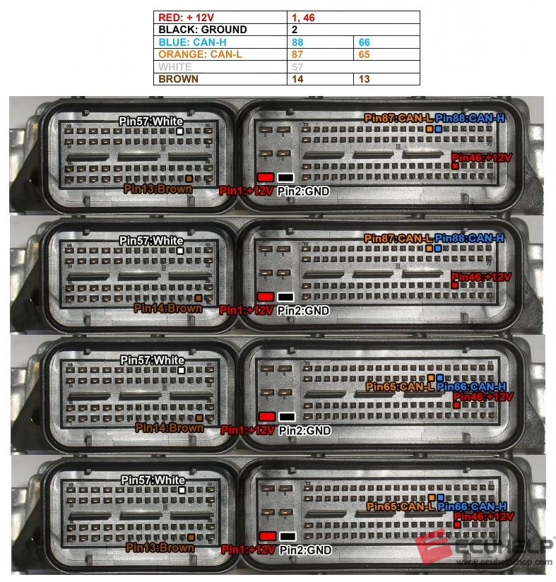 KT200II Bench Read & Write Kia Ceed 2011 1.6CRDi 115hp EDC17C08-01