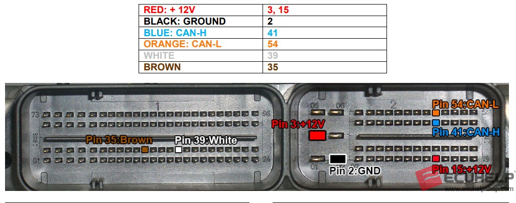KT200II Read and Write Mercedes GLC 2.2CDi 170hp EDC17CP57 on Bench-01