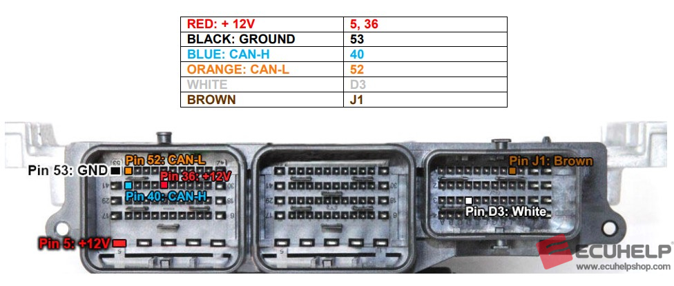 ECUHELP KT200 R/W Ford Fiesta EDC17C10 on bench-01