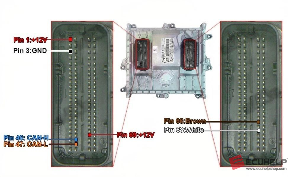 ECUHELP KT200II Read Write Iveco Edc17cv41 on Bench-02