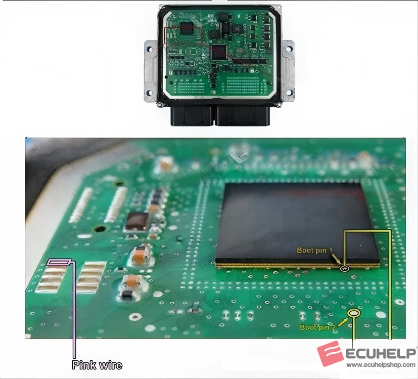 ECUHELP KT200II Read and Write PSA dcm7.1B boot mode-7