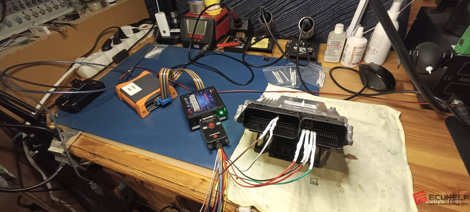 ECUHELP KT200II 2026 Read and Write BMW edc16cp35 on bench-03
