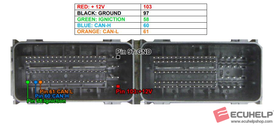 ECUHELP KT200II Read and Write Ford SID211 Boot Mode-01
