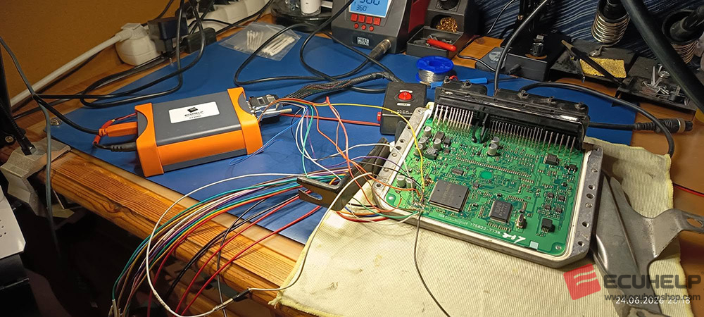 ECUHELP KT200II Read and Write Lexus Denso 76F0038GD JTAG mode-02