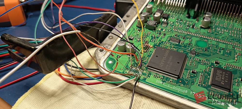 ECUHELP KT200II Read and Write Lexus Denso 76F0038GD JTAG mode-05