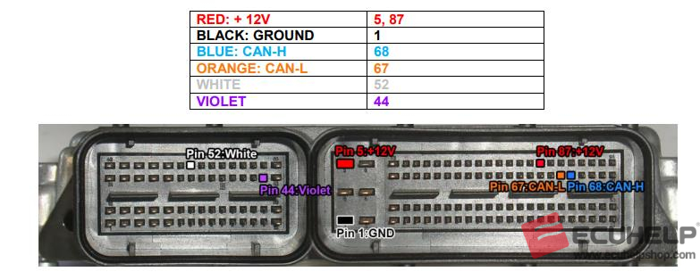 ECUHELP KT200II 2026 Read/Write VW edc17cp14 Boot Mode-09
