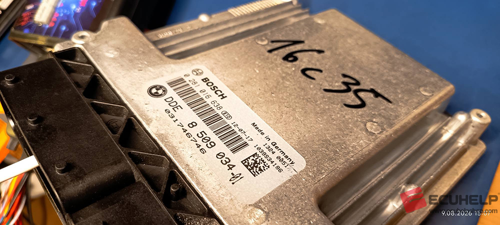 ECUHELP KT200II Read and Write BMW edc16c35 on Bench-01
