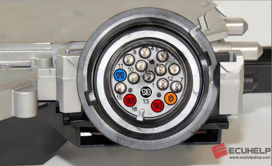 ECUHELP KT200II Read/Write Audi DL501 Gen.2 Pinout Mode-03