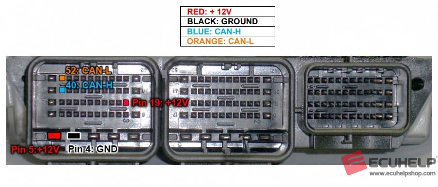 ECUHELP KT200 Read Write Volvo V60 D2 2011 SID807evo Boot Mode-01