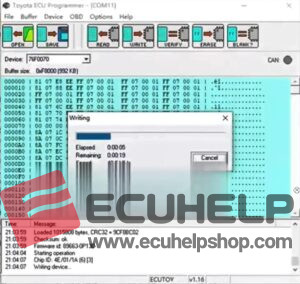 Toyota Lexus ECU Flasher Download, Install, read write Denso 76F0070