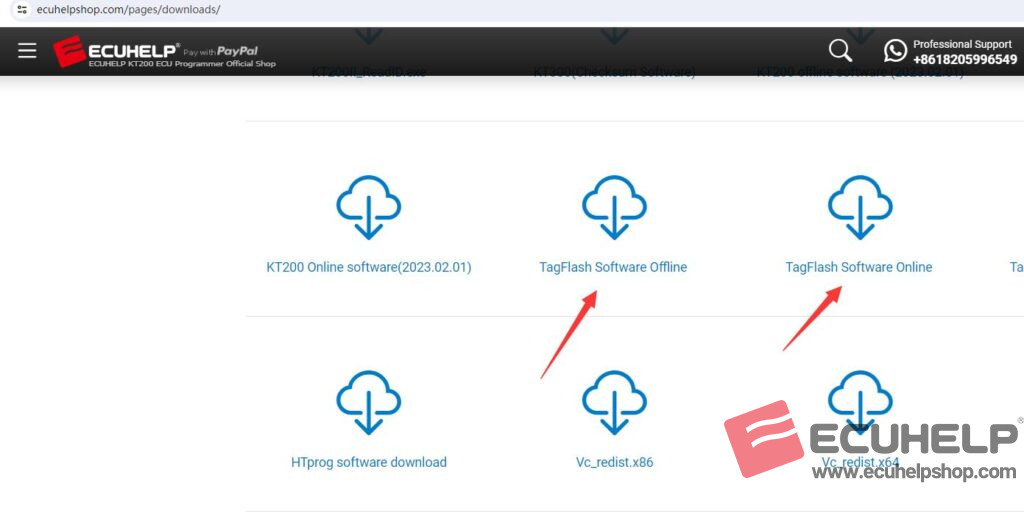 New Tagflash software download and installation